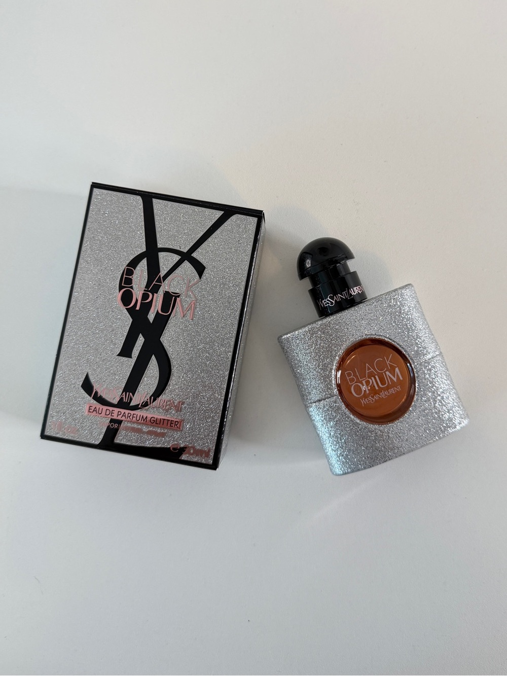 Yves Saint Laurent Black Opium Glitter with Marshmallow & Coffee
